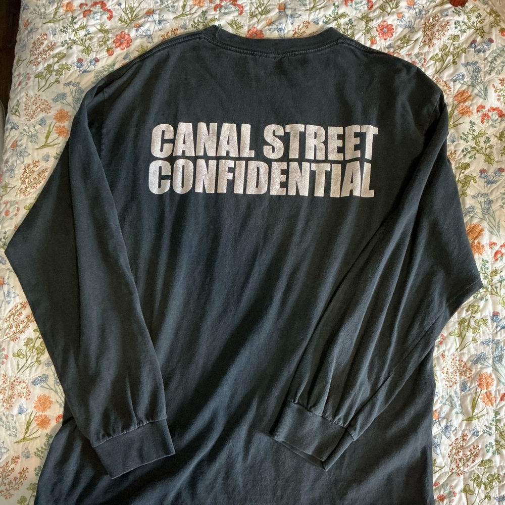 Men’s T-Shirt, Size M or L, Curren$y Canal Street Tour, Long Sleeves - Picture 6 of 6